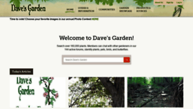 What Davesgarden.com website looked like in 2019 (4 years ago)