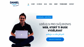 What Danielkrizak.cz website looked like in 2019 (4 years ago)