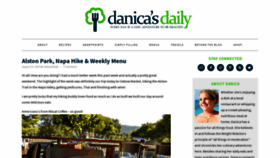 What Danicasdaily.com website looked like in 2019 (4 years ago)