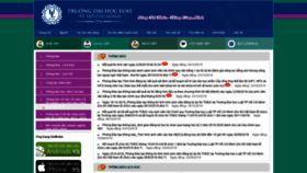 What Daotao.hcmulaw.edu.vn website looked like in 2019 (4 years ago)