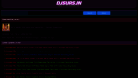 What Djsur.in website looked like in 2019 (4 years ago)