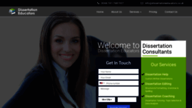 What Dissertationeducators.co.uk website looked like in 2019 (5 years ago)