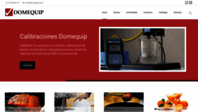 What Domequip.com website looked like in 2019 (4 years ago)