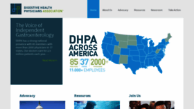 What Dhpassociation.org website looked like in 2019 (4 years ago)