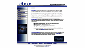What Dbcor.com website looked like in 2019 (4 years ago)