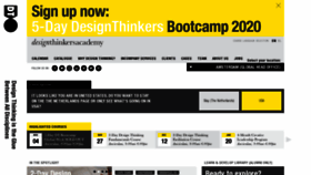 What Designthinkersacademy.com website looked like in 2019 (4 years ago)
