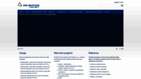 What Dalekovod-projekt.com website looked like in 2019 (4 years ago)
