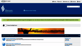 What Dreamstorchlight.org website looked like in 2019 (5 years ago)