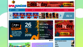 What Deajunior.it website looked like in 2019 (6 years ago)