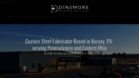 What Dinsmorewelding.com website looked like in 2019 (4 years ago)