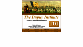 What Dupuyinstitute.org website looked like in 2019 (4 years ago)