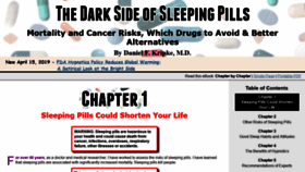 What Darksideofsleepingpills.com website looked like in 2019 (4 years ago)