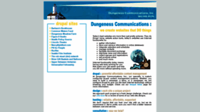 What Dungeness.com website looked like in 2019 (4 years ago)