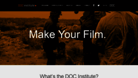 What Docinstitute.com website looked like in 2019 (4 years ago)