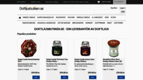 What Doftljusbutiken.se website looked like in 2019 (4 years ago)
