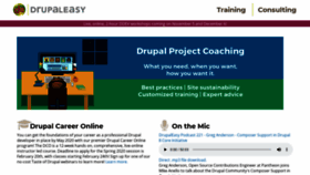 What Drupaleasy.com website looked like in 2019 (4 years ago)