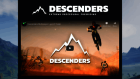 What Descendersgame.com website looked like in 2019 (4 years ago)