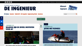 What Deingenieur.nl website looked like in 2019 (4 years ago)