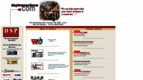 What Dspinspections.com website looked like in 2019 (4 years ago)