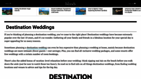 What Destinationweddingmag.com website looked like in 2019 (4 years ago)