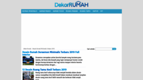 What Dekorrumah.net website looked like in 2019 (4 years ago)