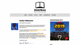 What Daniel-braun.com website looked like in 2019 (4 years ago)