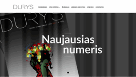What Durys.diena.lt website looked like in 2019 (4 years ago)