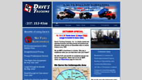 What Davestrucking.com website looked like in 2019 (4 years ago)