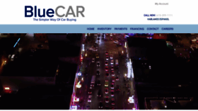 What Drivebluecar.com website looked like in 2019 (4 years ago)