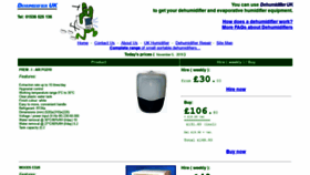 What Dehumidifier-humidifier.com website looked like in 2019 (4 years ago)