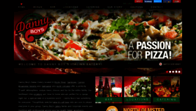 What Dannyboyspizza.com website looked like in 2019 (4 years ago)