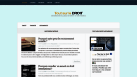 What Droitfinance.fr website looked like in 2019 (4 years ago)