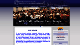 What Detroitunity.com website looked like in 2019 (4 years ago)