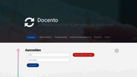 What Docento.be website looked like in 2019 (4 years ago)