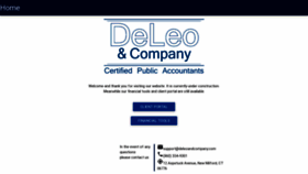 What Deleoandcompany.com website looked like in 2019 (4 years ago)