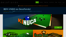 What Desafiando.com.br website looked like in 2019 (4 years ago)