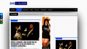 What Diarioelsalvador.com website looked like in 2019 (4 years ago)