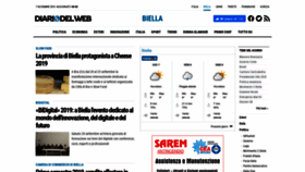 What Diariodibiella.it website looked like in 2019 (4 years ago)