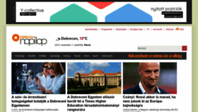 What Debreceninapilap.hu website looked like in 2019 (4 years ago)