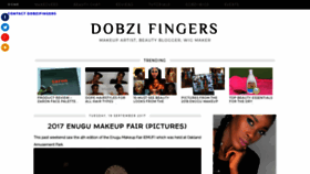 What Dobzifingers.com website looked like in 2019 (4 years ago)