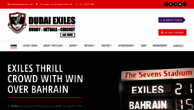 What Dubaiexiles.com website looked like in 2019 (4 years ago)