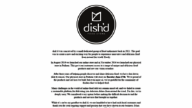 What Dishd.com.au website looked like in 2019 (4 years ago)