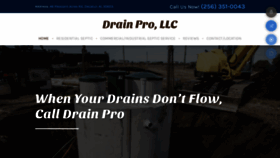What Drainproinc.com website looked like in 2019 (4 years ago)