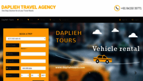 What Dapliehtours.com website looked like in 2019 (4 years ago)