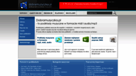What Dobramuzyczka.pl website looked like in 2019 (4 years ago)