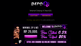 What Depoqq.me website looked like in 2019 (4 years ago)