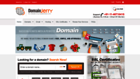 What Domainjerry.com website looked like in 2019 (4 years ago)