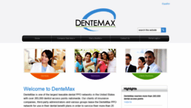 What Dentemaxportal.com website looked like in 2019 (4 years ago)