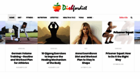 What Dishfordiet.com website looked like in 2019 (4 years ago)