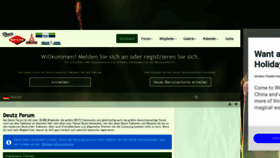 What Deutzforum.de website looked like in 2019 (4 years ago)